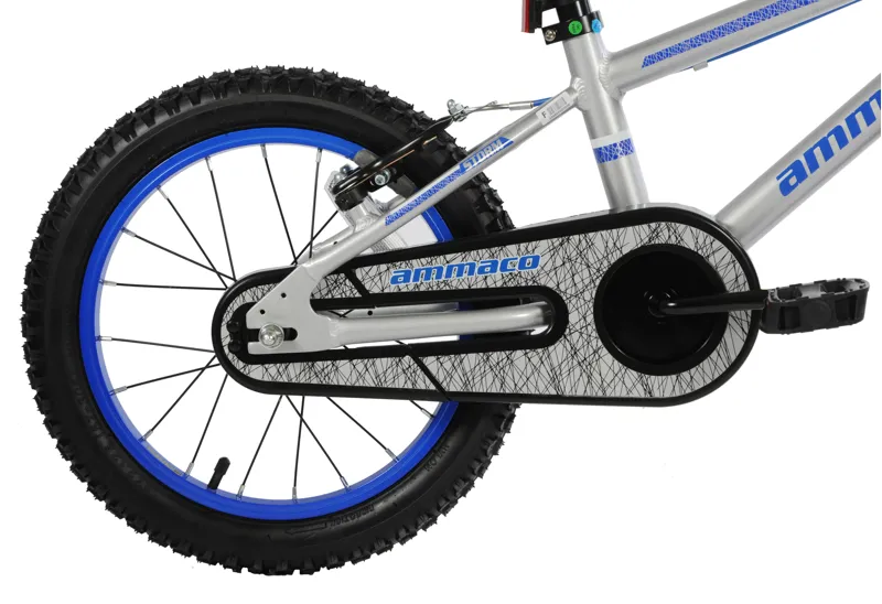 Ammaco Storm 16 Inch Wheel Kids Bike Silver-3
